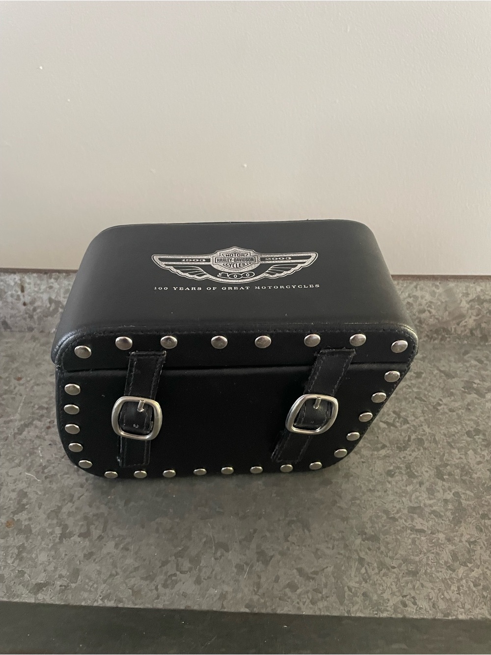 Harley-Davidson Black Leather Studded Trivia Game